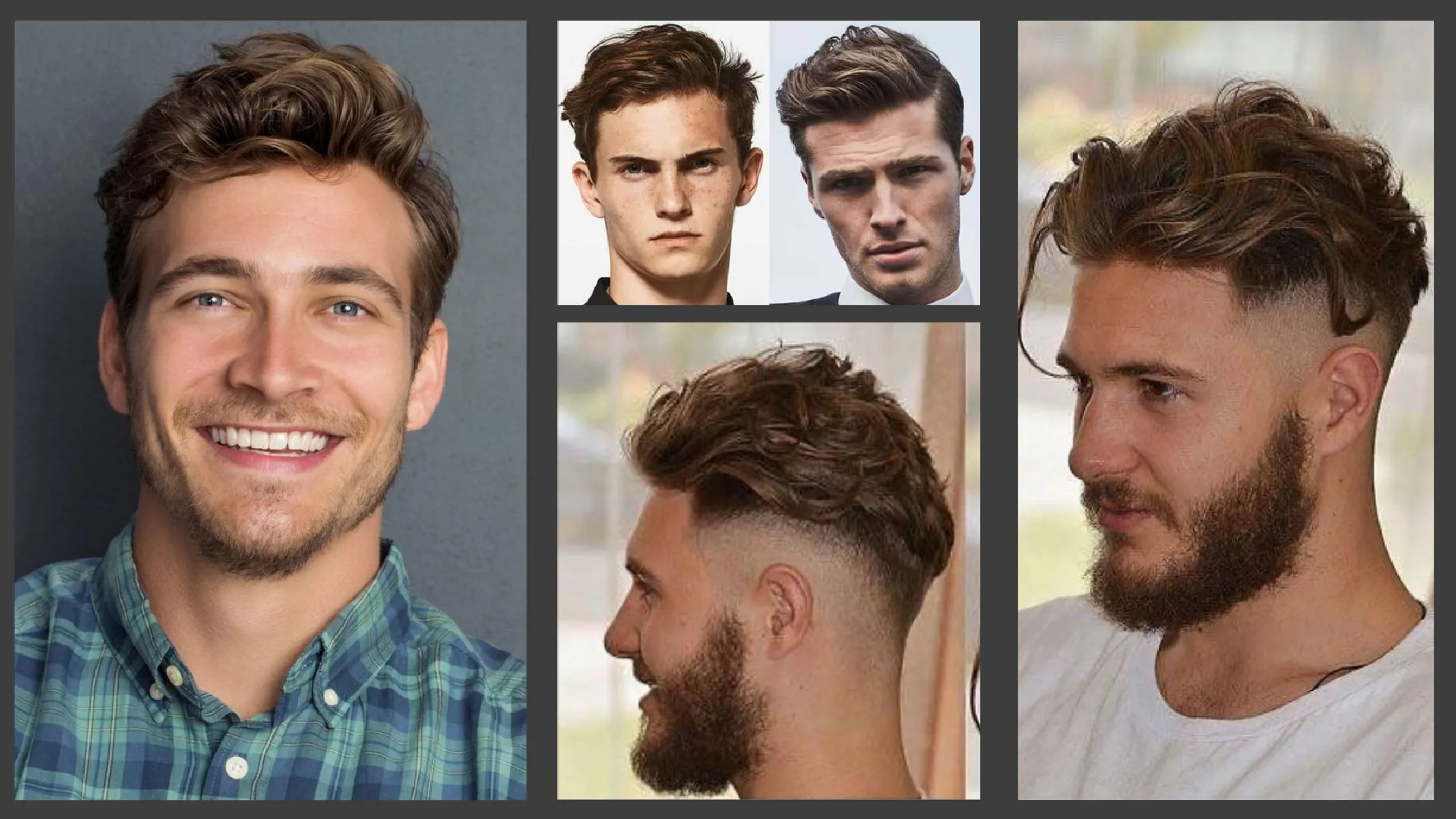 Dalgalı Kahkül – Wavy Quiff Erkek Saç Modeli