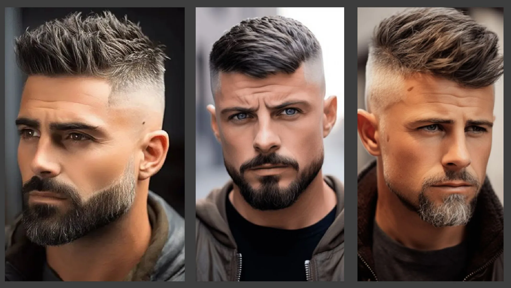Dokulu Üst – Textured Top Erkek Saç Modeli